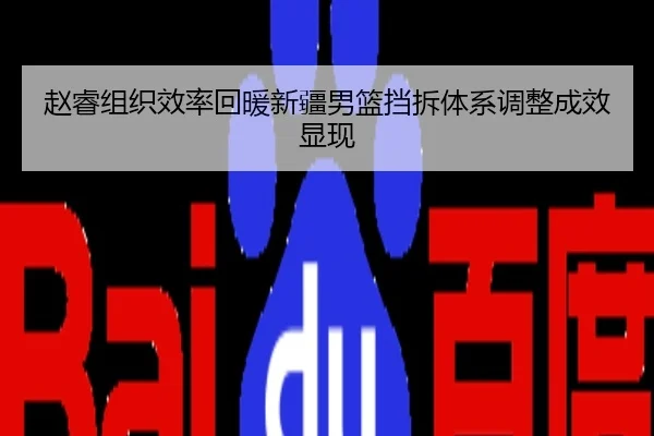 赵睿组织效率回暖新疆男篮挡拆体系调整成效显现