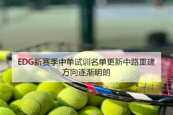 EDG新赛季中单试训名单更新中路重建方向逐渐明朗